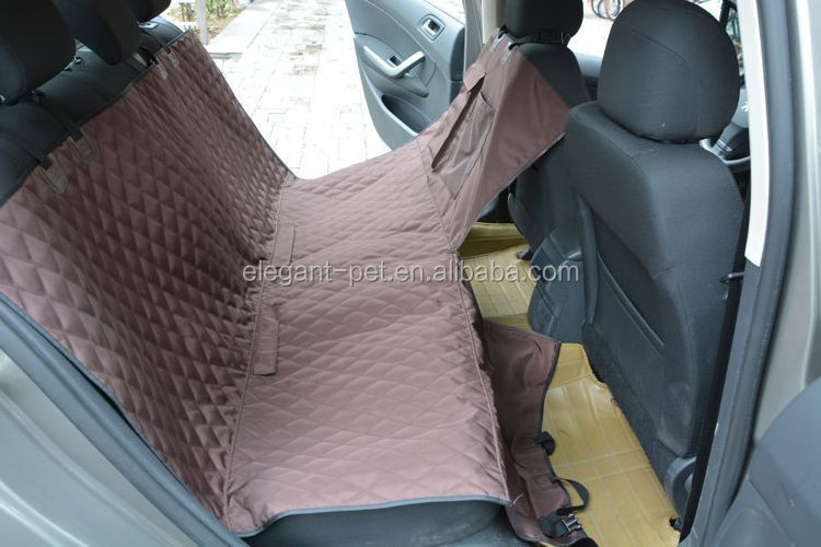 Waterproof Dog Rear Car Double Seat Cover With Pad Cotton