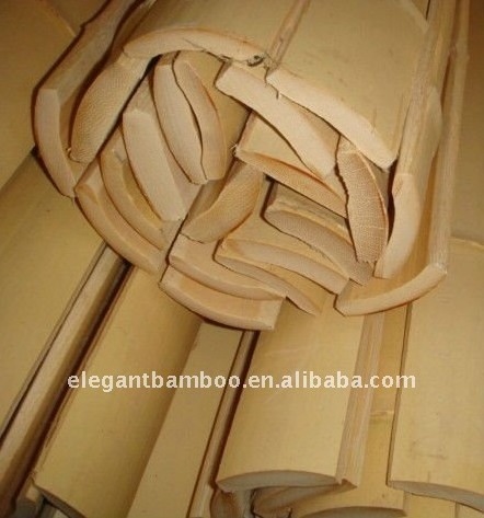 bamboo slats strip with natural ,dyed colors