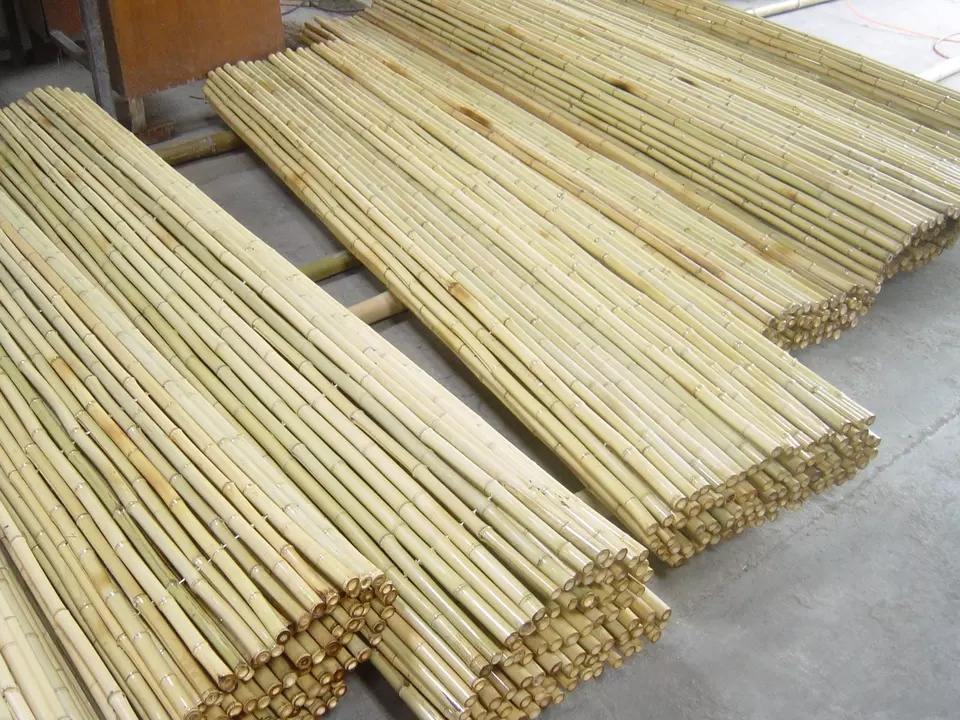 rolled bamboo fence and garden fencing