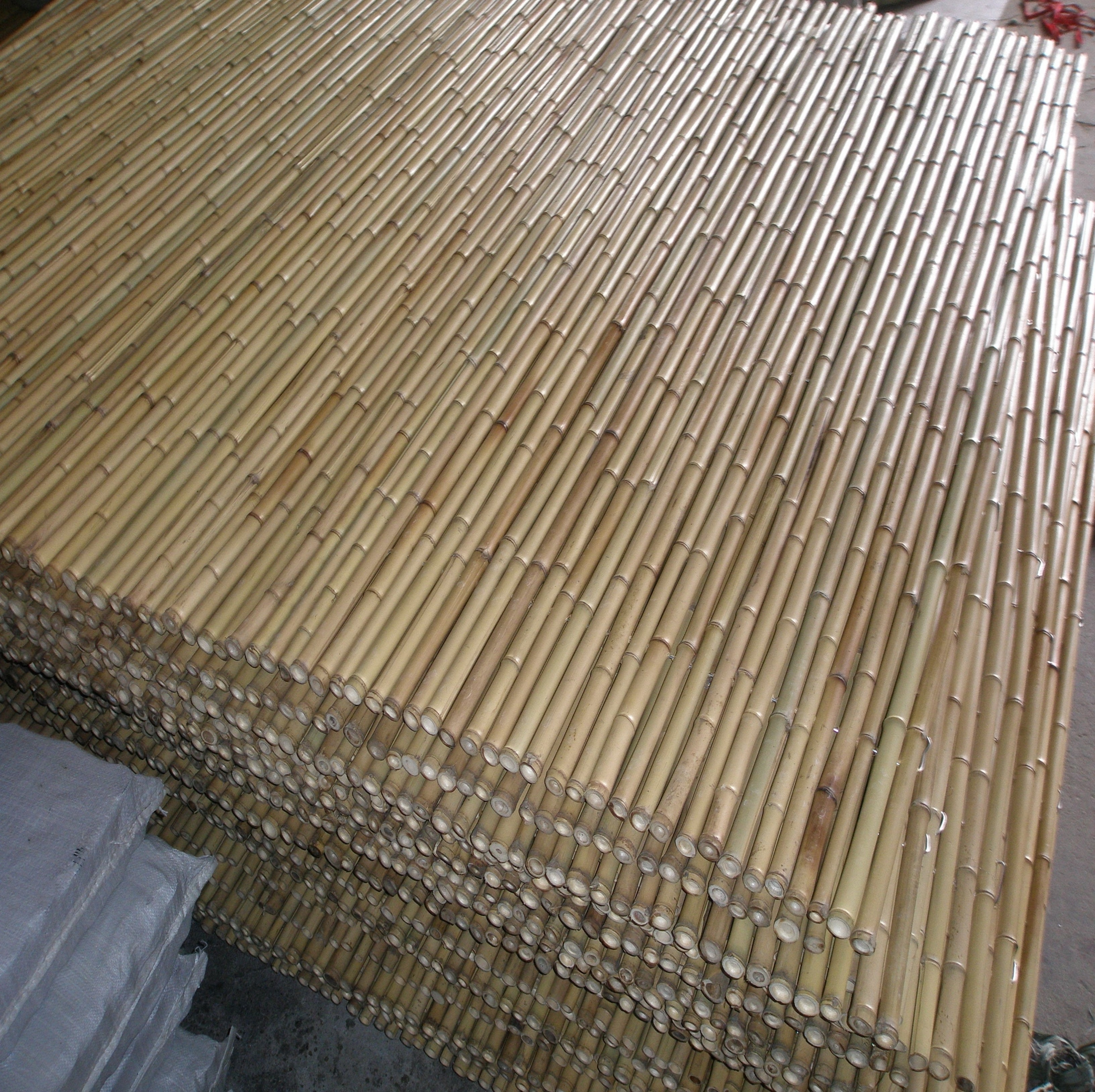 rolled bamboo fence and garden fencing