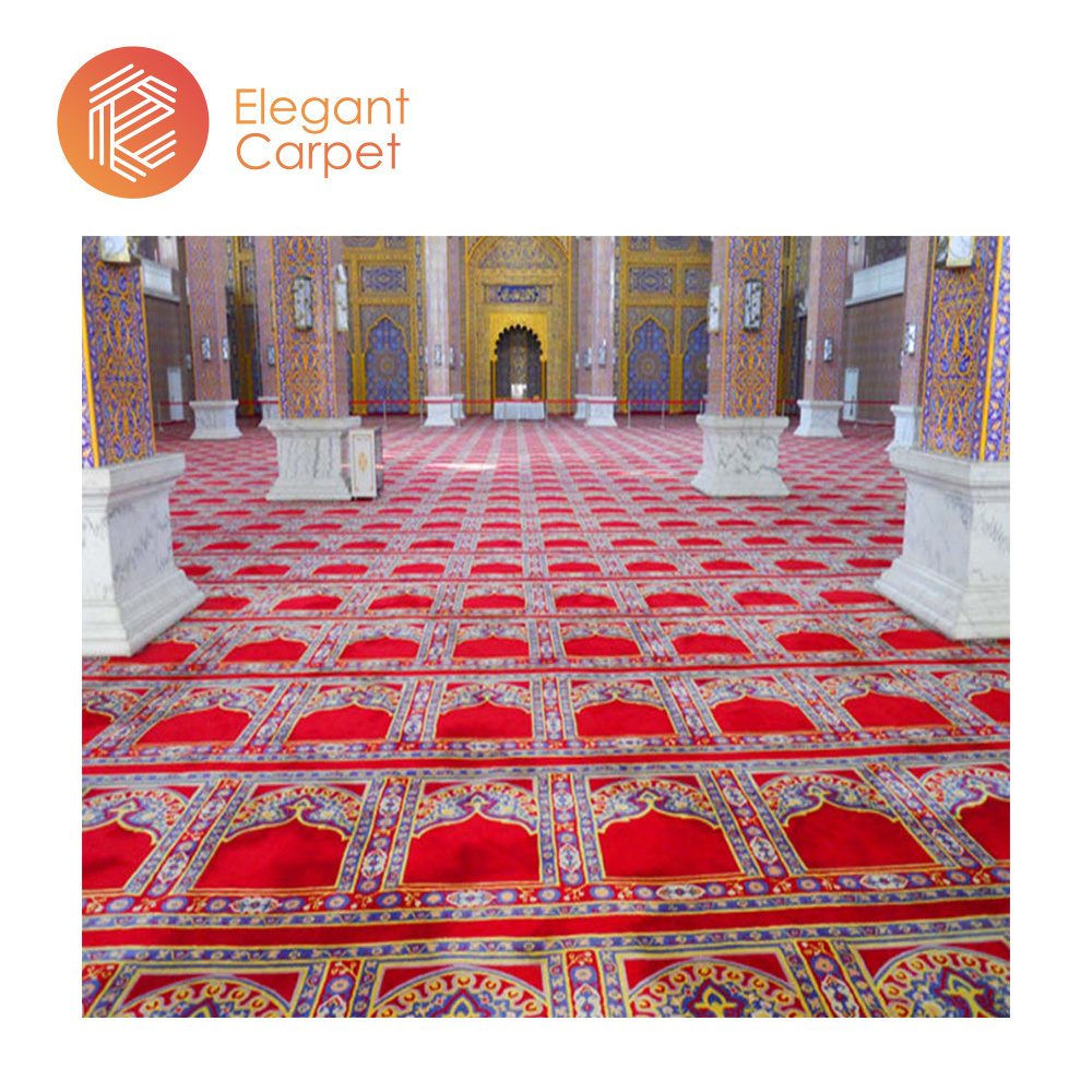 machine made broadloom prayer roll mosque carpet