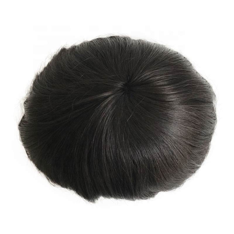 Wholesale Price Natural looking Hair Pieces Virgin Human Hair Mono Base Top Toupee For Men