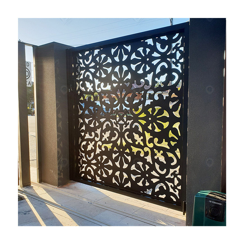 Modern decorative metal panels laser cut screen Indoor&outdoor Room Dividers corten steel screen/aluminum wall panel