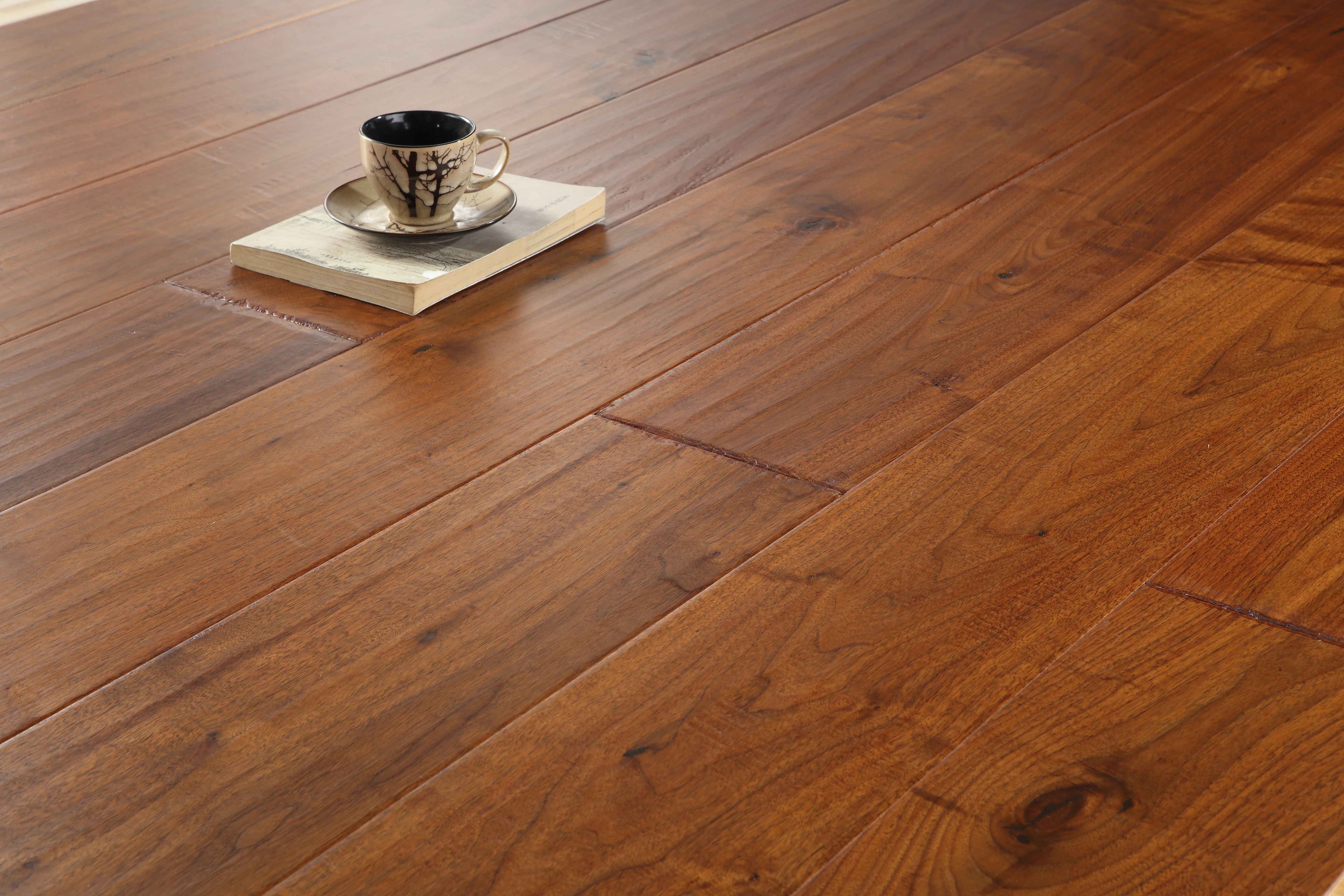 Best Price High Quality American Black Walnut Engineered Hardwood Flooring for project