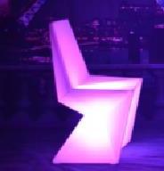 Modern flash plastic wedding chair/ Light up led Chair/illuminated Led furnitures