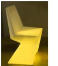 Modern flash plastic wedding chair/ Light up led Chair/illuminated Led furnitures