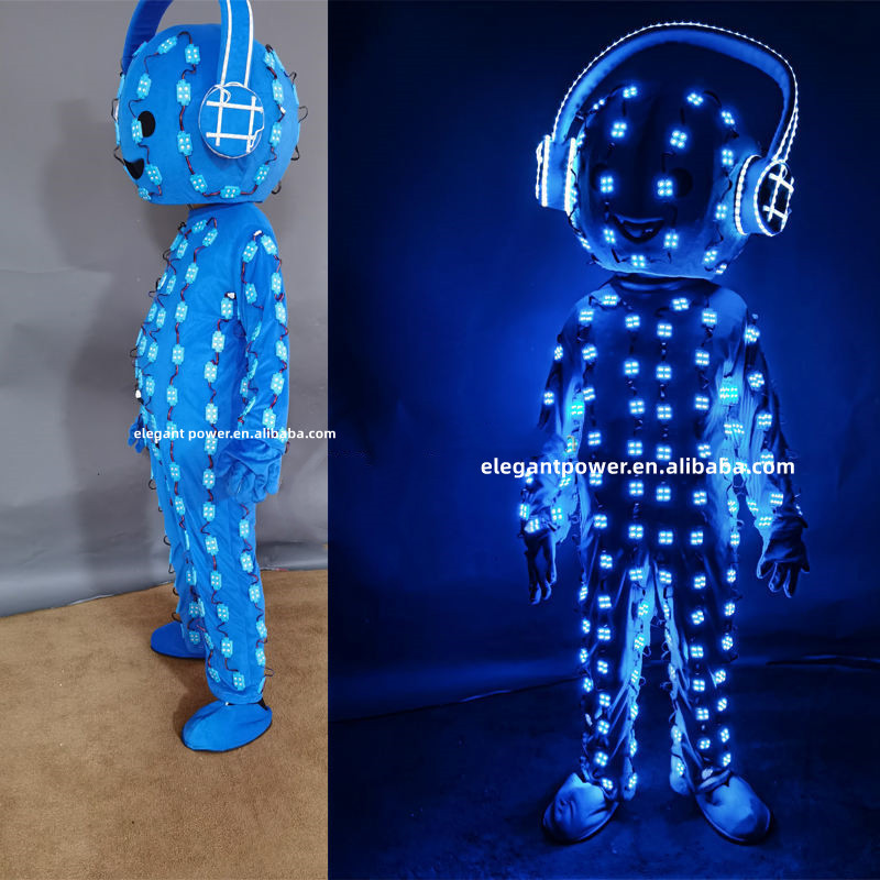 2023 hotselling!Led stage clothes luminous costume robot suits led clothing light suits led costume for dance performance