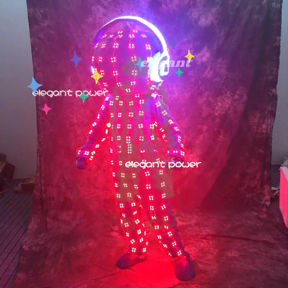 2023 hotselling!Led stage clothes luminous costume robot suits led clothing light suits led costume for dance performance