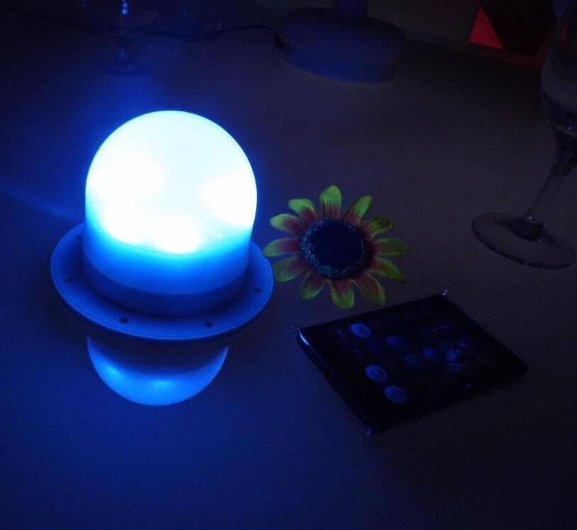 IP 68 Water proof Color Changing Light weight Wireless LED Battery light  lamp Under Table Light