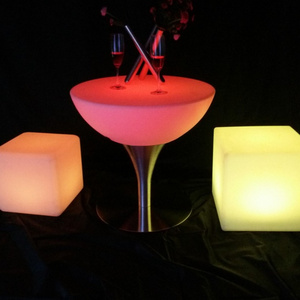 led light bar tables event portable cocktail table with base