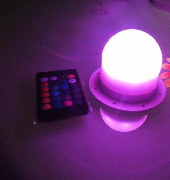 IP 68 Water proof Color Changing Light weight Wireless LED Battery light  lamp Under Table Light