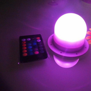 IP 68 Water proof Color Changing Light weight Wireless LED Battery light  lamp Under Table Light