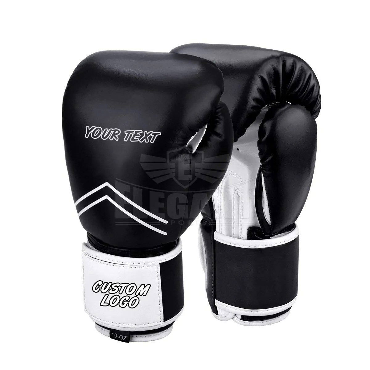 Best Boxing Gloves, Kickboxing  Gel Sparring Training Gloves, Muay Thai Style Punching Bag Mitts 14 oz- By Elegant Sports