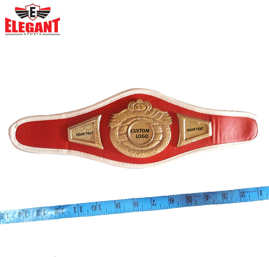 Promotional mini Boxing championship Belt Custom Logo Martial Art/MMA Boxing Championship Metal Plates Belt By Elegant Sports