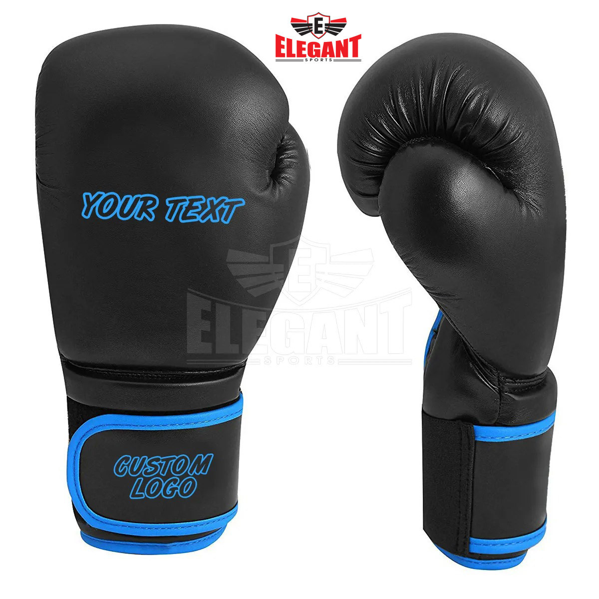 Best Boxing Gloves, Kickboxing  Gel Sparring Training Gloves, Muay Thai Style Punching Bag Mitts 14 oz- By Elegant Sports