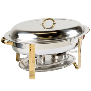 6.8L Oval Chaffing Dish Stainless Steel  Chafing Dish