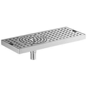 Wholesale China Stainless Steel Bar Beer Drip Tray Bar Glass Sink Espresso Rinser with Side Spray