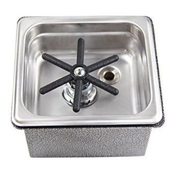 Wholesale China Stainless Steel Bar Beer Drip Tray Bar Glass Sink Espresso Rinser with Side Spray