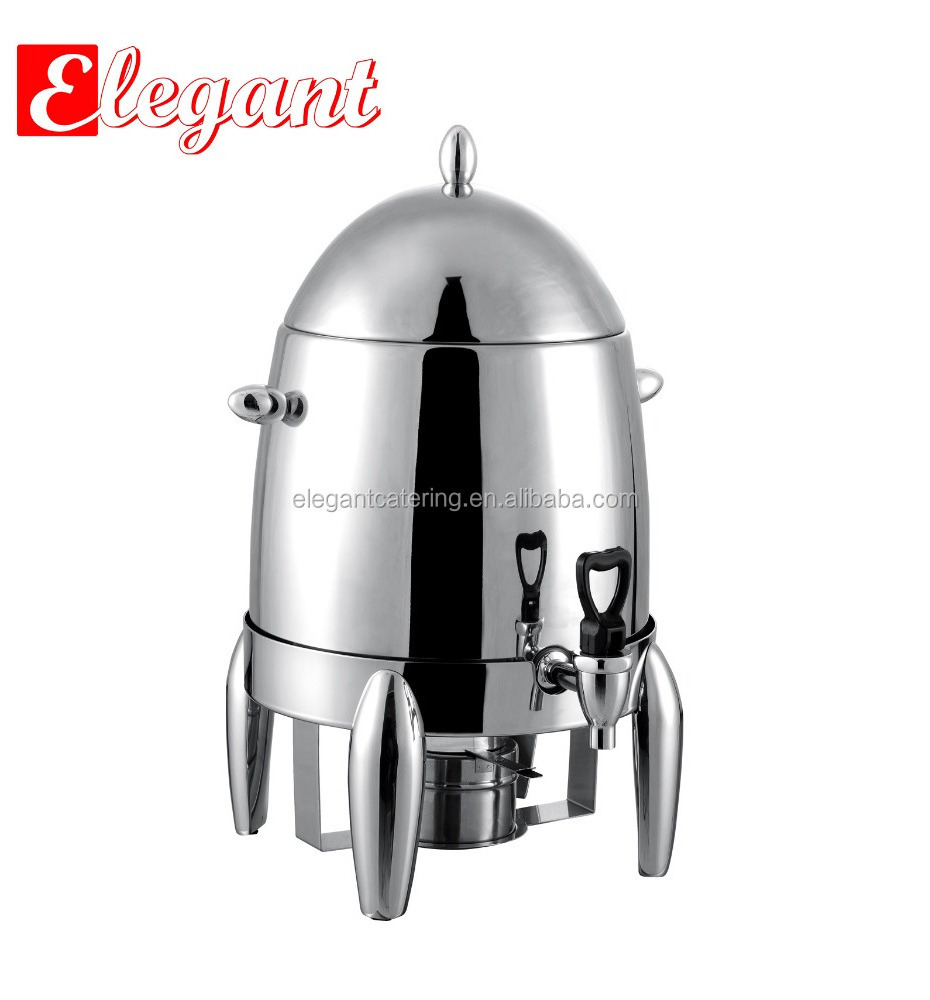 Deluxe 19L stainless steel hot drink beverage dispenser milk tea coffee urn for catering