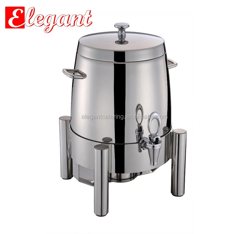 Deluxe 19L stainless steel hot drink beverage dispenser milk tea coffee urn for catering