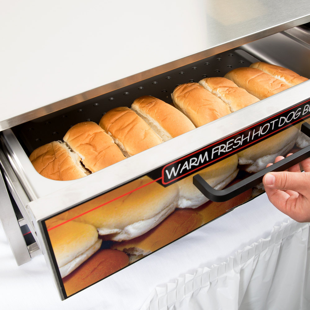 Durable automatic hotdog machine hot dog grill roller with bun drawer warmer