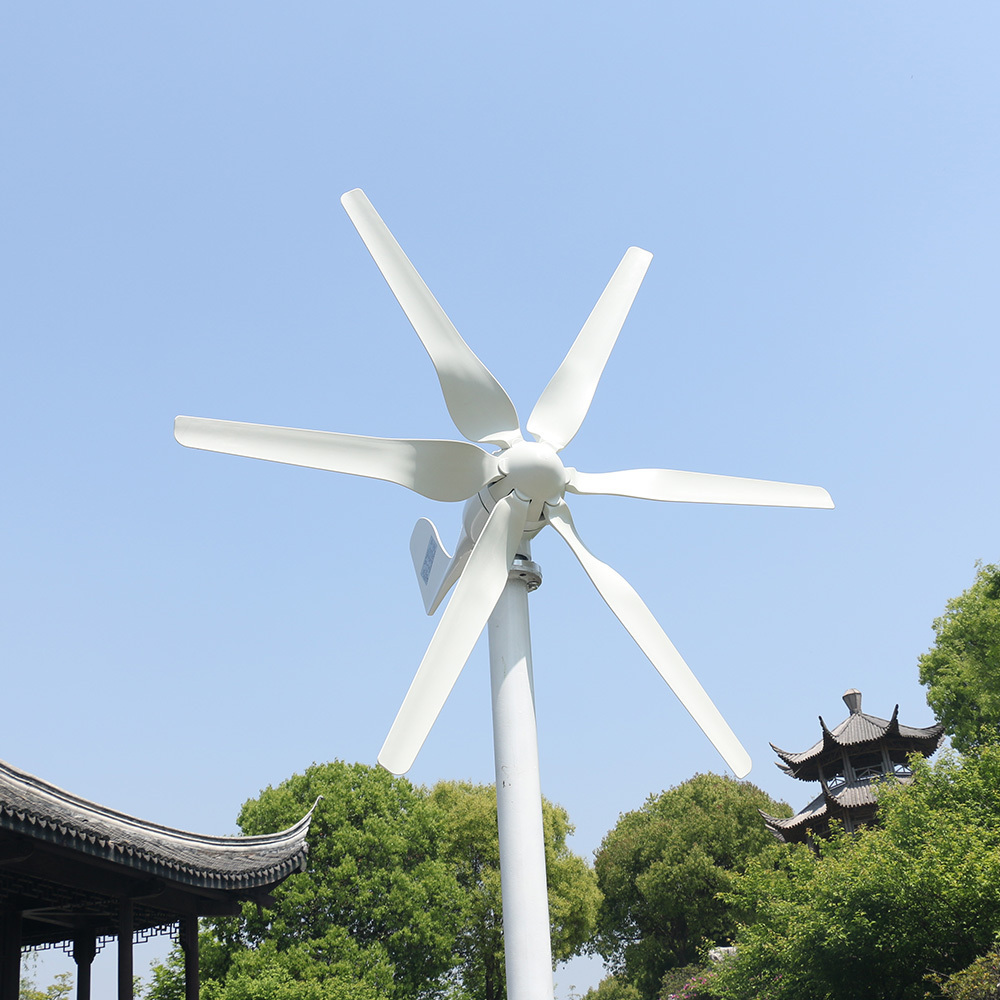 Customizable 3/5/6 blade wind turbine 12V 24V 48V wind turbine 500W 1000W wind generator can replace new energy