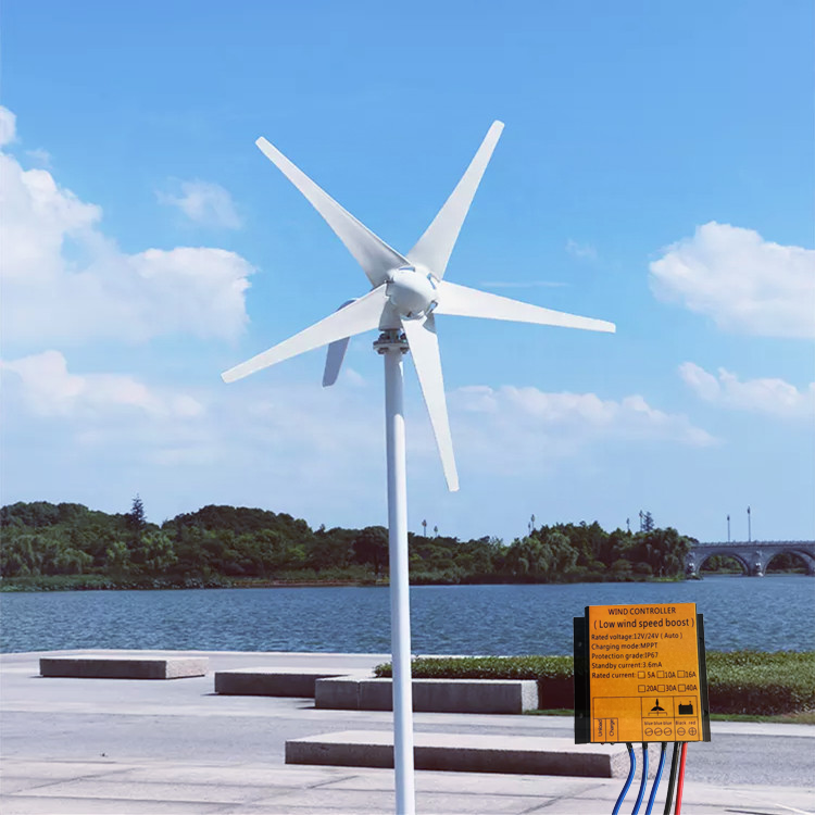 Customizable 3/5/6 blade wind turbine 12V 24V 48V wind turbine 500W 1000W wind generator can replace new energy