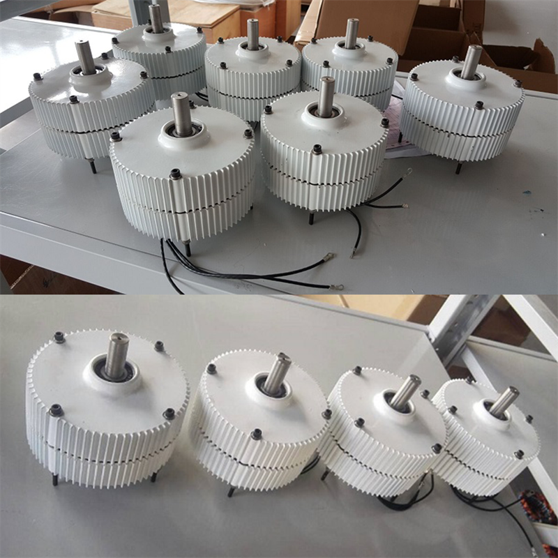 400W to 1000W rare earth permanent magnet generator 24V 48V for horizontal wind turbine generator and hydro generator