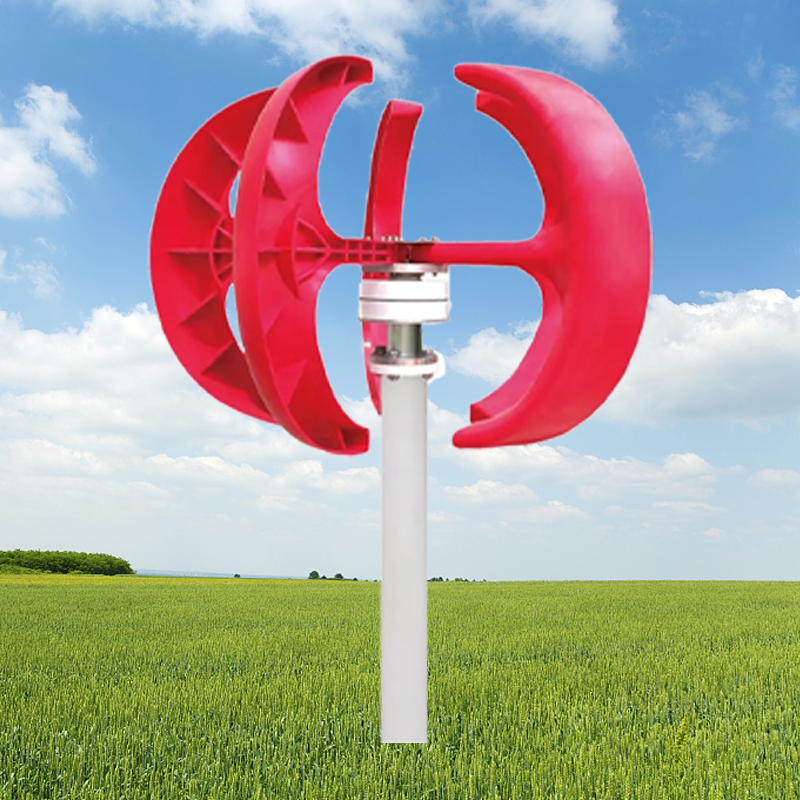 500W 400W 300W 200W 12V/24V Vertical Axis Wind Energy System Alternative Power Generator Small Wind Turbine