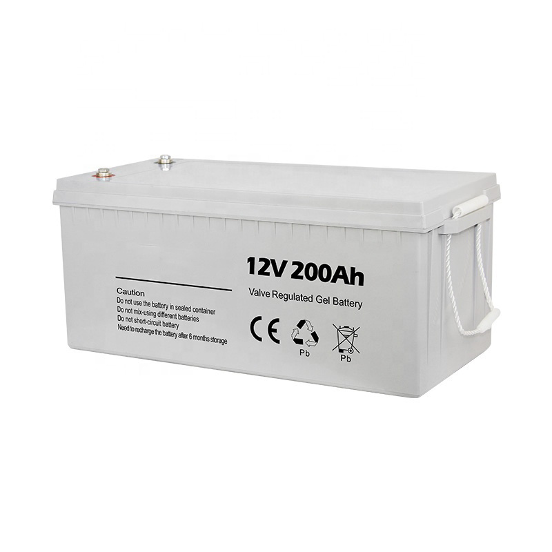 Gel Solar Battery Solar System Gel Battery 200ah 12v 24v CE Prices Electric Golf Car Copper Maintenance Free Battery 12v 250ah