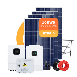 Durable High-Quality Solar System 5000W 5KW 10KW 20kw 30kw Solar Energy Systems Complete Solar Kits with battery and inverter