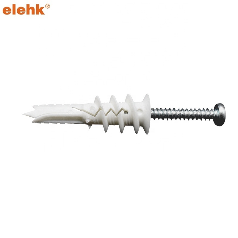 Dry Wall Ceiling Anchor Fasteners Sleeve Anchor Ground Screw Drywall Anchor Chipboard Screw Plug