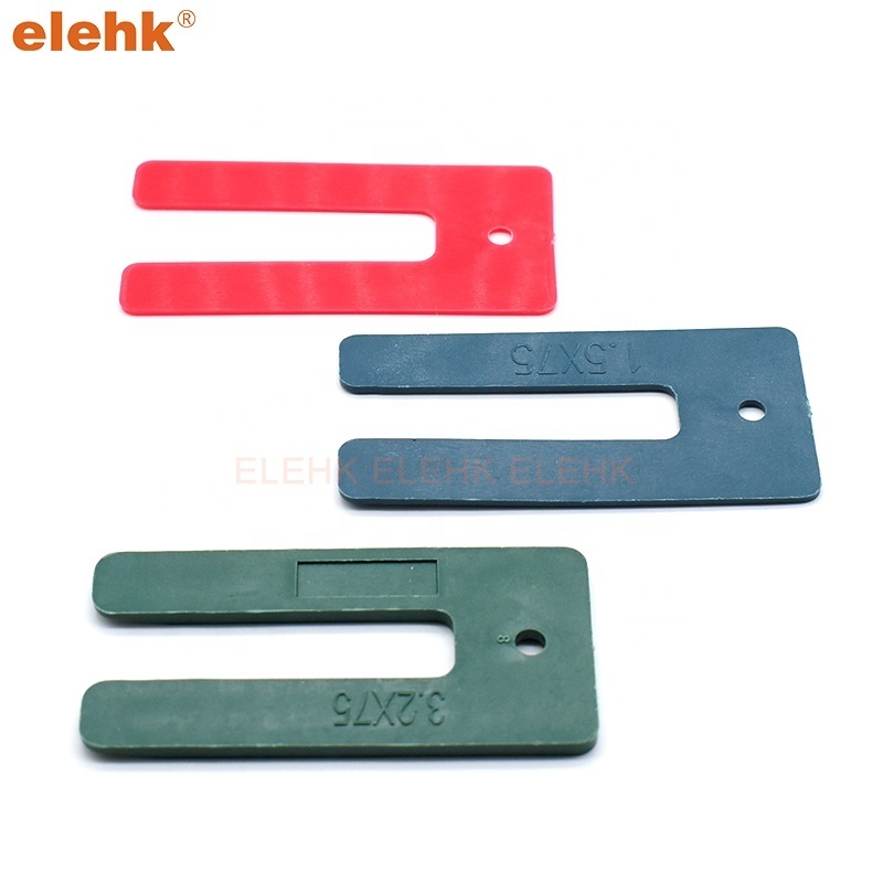 Elehk 75Mm U Shape Plastic Horseshoe Shim Packer Plastic Shims Window Packers For Window Frame And Door