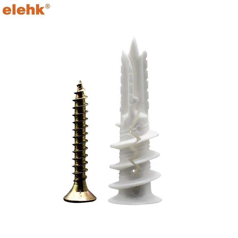 Dry Wall Ceiling Anchor Fasteners Sleeve Anchor Ground Screw Drywall Anchor Chipboard Screw Plug