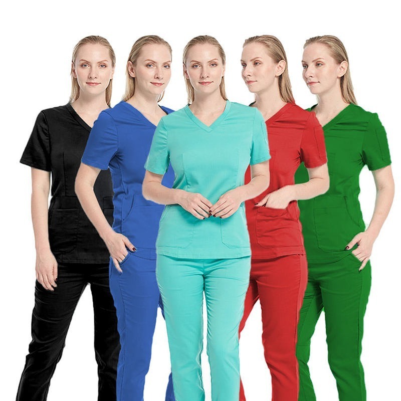 Doctors And Nurses Unisex Scrub Nursing Uniform Sets Women and Man Jogger Medical Nursing Scrubs Uniforms