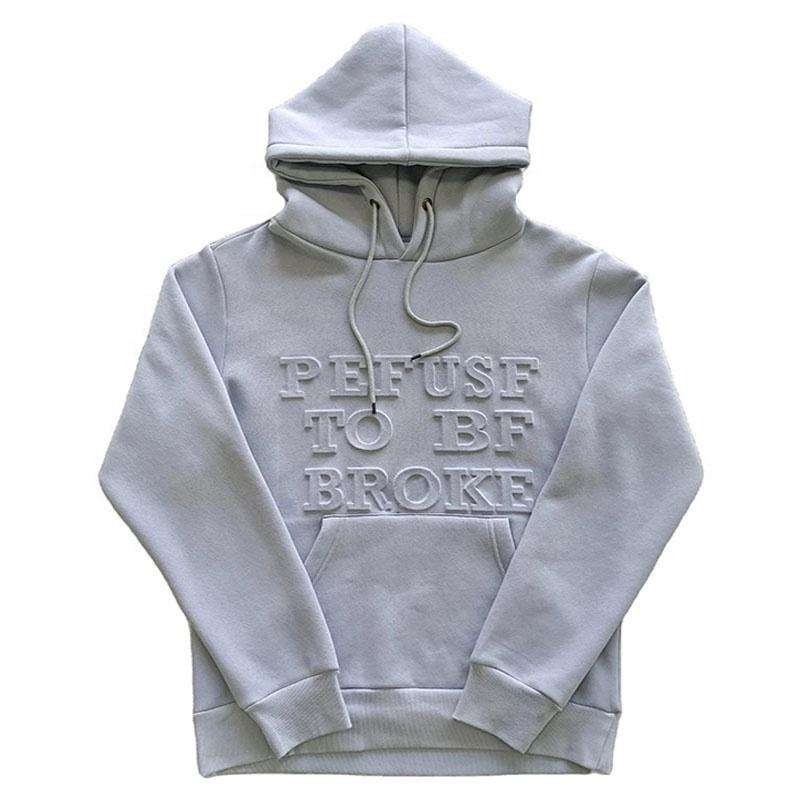 High Quality 380 Gsm 700gsm Essentials Hoodies Unisex Thick 100% Cotton French Terry Oversized Men Custom 3d Embossed Hoodie