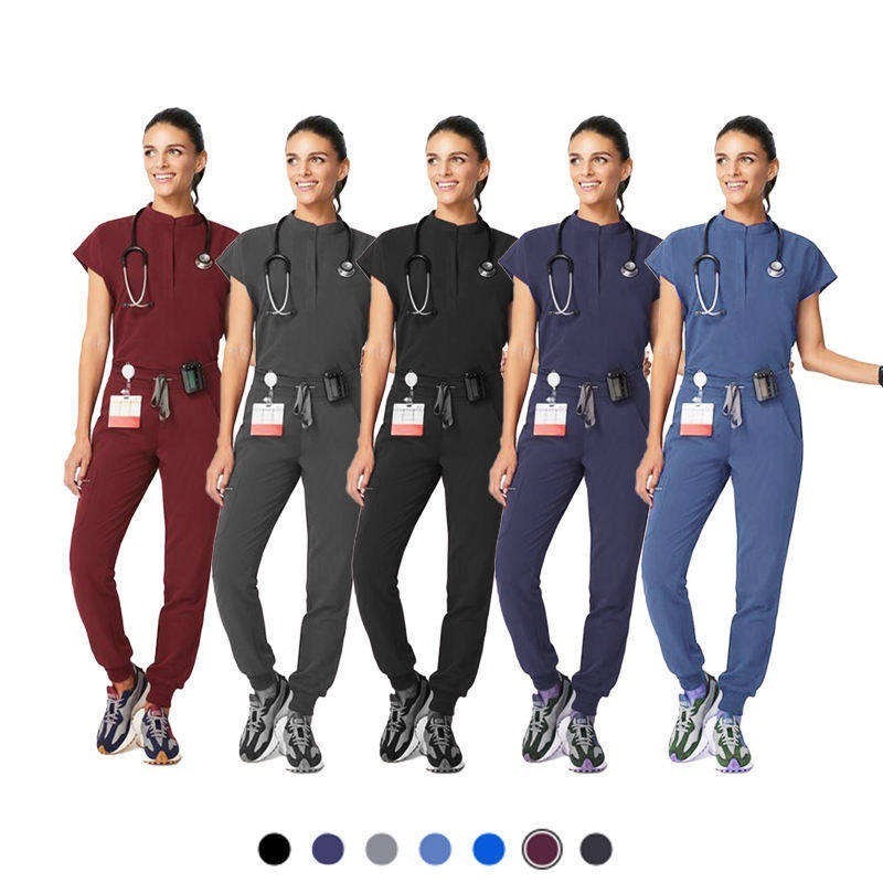 Doctors And Nurses Unisex Scrub Nursing Uniform Sets Women and Man Jogger Medical Nursing Scrubs Uniforms