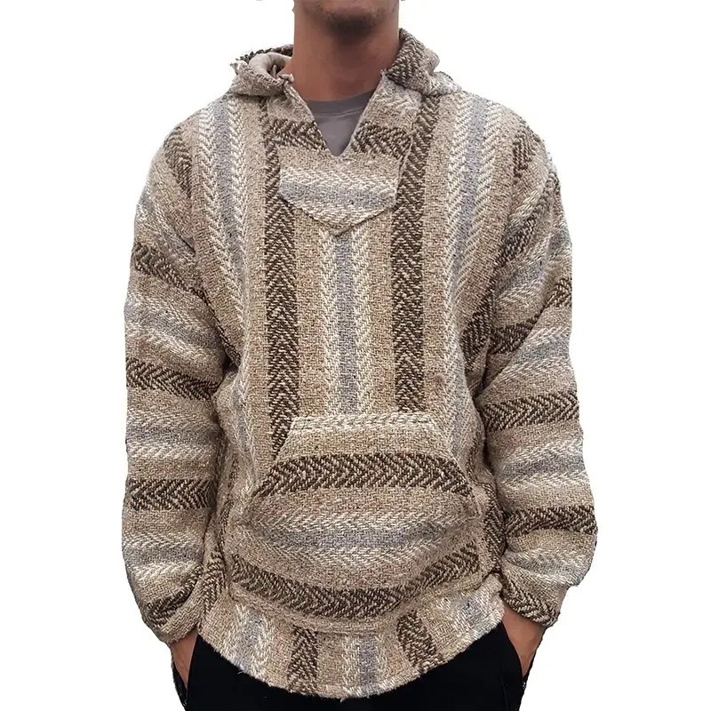 Mexican Baja knitted Hoodie Sweatshirts Hot Designs All sizing OEM ODM Services Pure Cotton Made New Trendy Sweatshirts Hoodies