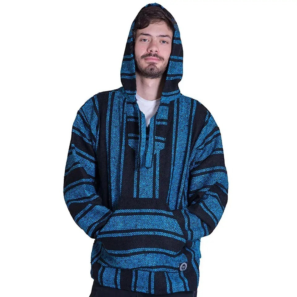 Mexican Baja knitted Hoodie Sweatshirts Hot Designs All sizing OEM ODM Services Pure Cotton Made New Trendy Sweatshirts Hoodies