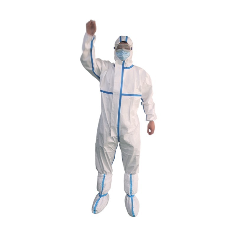 ODM OEM Disposable Ppe Coverall Overall Jumpsuit Ppe Gown Micro-Touch Protective Suit Protective Clothing Coverall