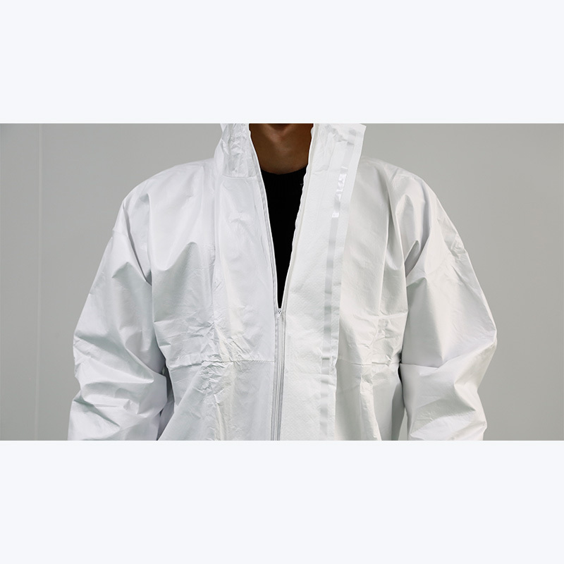 Guardwear OEM Pp Pe Suit Industrial Touchntuff  Safety Suit Protective Clothing For Food Protection Blouse