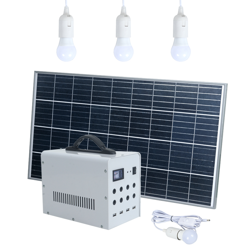 30W 40W 50W 12V off-grid solar generator designed Solar Power Outdoor LED Home Lighting System