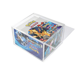 Popular Acrylic Pokemon Booster Case Box Pokemon Card Storage Box