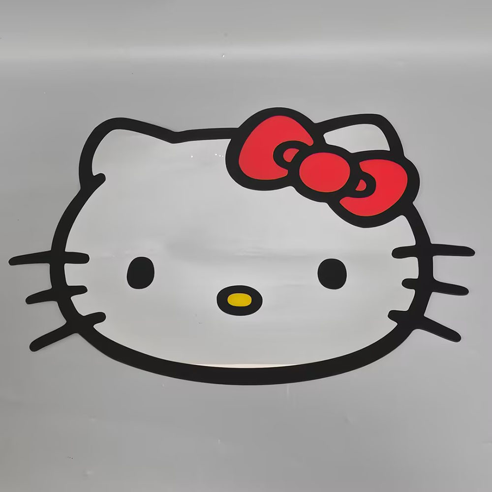 Custom Shaped Acrylic Home Wall Stickers Decorative 3D Mirror Tiktok Hot Sale Hello Kitty Mirror Holiday Gift