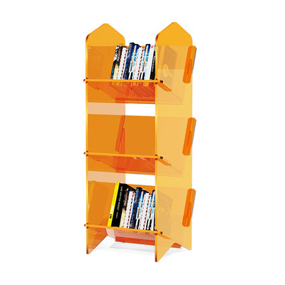 2022 Acrylic creative children's book storage rack simple desktop reading picture book rack home multilayer floor shelf