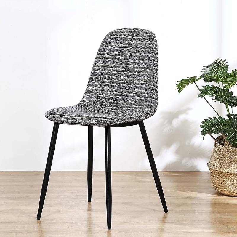 Hot sale Free sample home furniture fabric dining room leisure chairs modern design cheap dining chair