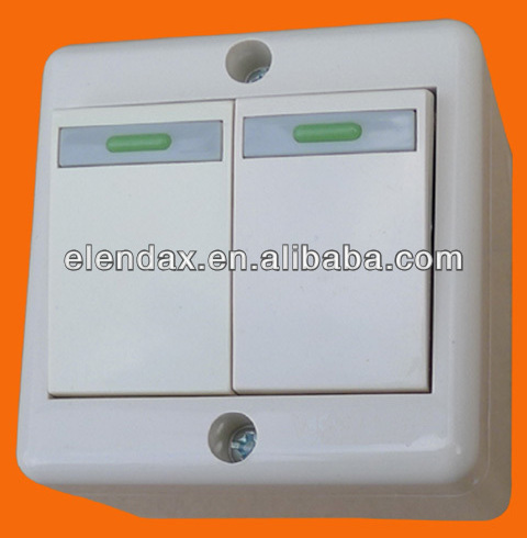 S2001 European style surface mounted light switch