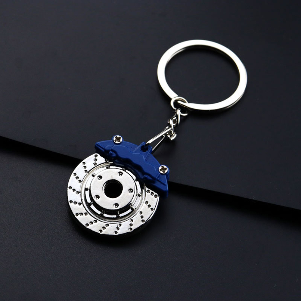 Wholesale Car  Keychain Accessories Spinning New Disc Brake Rotor Keychain