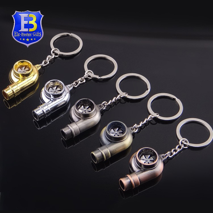 Hot sale ready to ship hellaflush Car Auto Parts metal turbo keychain