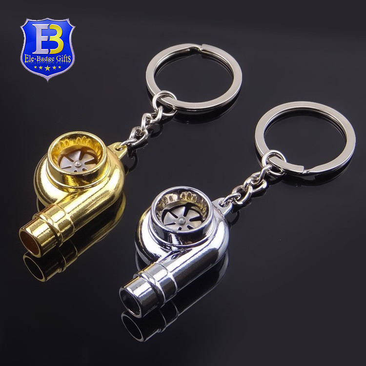 Hot sale ready to ship hellaflush Car Auto Parts metal turbo keychain